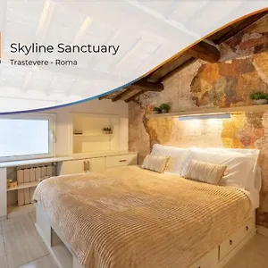15 Min From Piazza Venezia Skyline Sanctuary In Trastevere Rome